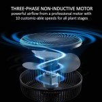 6" Hydroponic Clip Fan with 10 Speed Settings