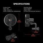Spider Farmer 6" Oscillating Grow Tent Fan