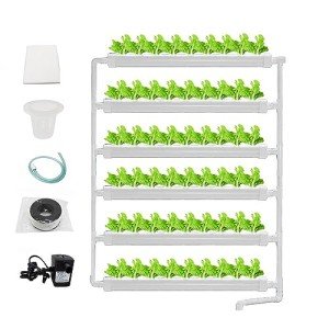 PVC Hydroponics Growing System for 54 Plants
