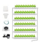 PVC Hydroponics Growing System for 54 Plants