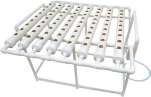 72-Hole Hydroponic Gardening System with Water Pump