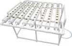 72-Hole Hydroponic Gardening System with Water Pump