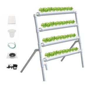 36-Site Vertical Hydroponic Grow System Kit