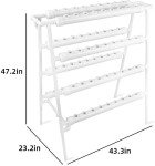 LAPOND 72-Site Hydroponic Growing System Kit