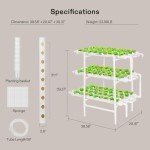 VIVOSUN 108-Site Hydroponic Growing System
