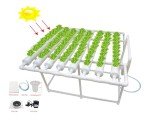 72-Hole Hydroponic Gardening System with Water Pump