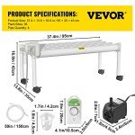 VEVOR 36-Site Hydroponic Indoor Grow Kit