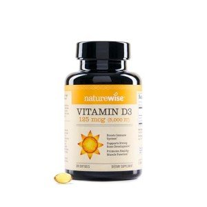 NatureWise Vitamin D3 5000iu Softgels, 200 Count