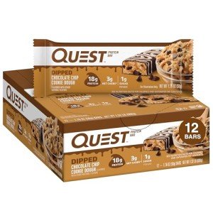 Chocolate Chip Cookie Dough Protein Bars - 12 Count