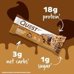 Chocolate Chip Cookie Dough Protein Bars - 12 Count