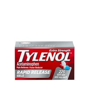 Tylenol Extra Strength Acetaminophen Gelcaps, 225 Count