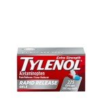 Tylenol Extra Strength Acetaminophen Gelcaps, 225 Count