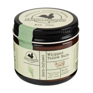 Handmade Unscented Whipped Tallow Balm for Skin