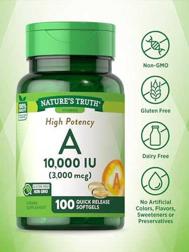Nature's Truth Vitamin A Softgels - 100ct
