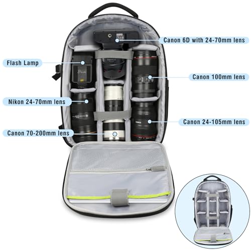 Endurax Camera Backpack with Laptop Compartment