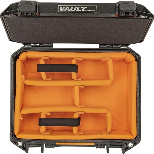 Pelican Vault V200 Foam Divider Camera Case, Black