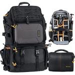 TARION Large Waterproof Camera Backpack with Tripod Holder
