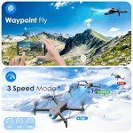 1080P FPV Drone with Camera and 2 Batteries