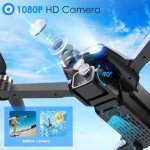 1080P FPV Drone with Camera and 2 Batteries