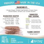 Raw Paws Frozen Chicken Dog & Cat Food Patties