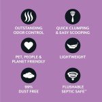 WORLD'S BEST CAT LITTER Multiple Cat Lavender Scented 32-Pounds - Natural Ingredients, Quick Clumping, Flushable, 99% Dust Free & Made in USA - Calming Fragrance & Long-Lasting Odor Control