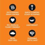 WORLD'S BEST CAT LITTER Low Tracking & Dust Control Multiple Cat Unscented 15-Pounds - Natural Ingredients, Quick Clumping, Flushable & Made in USA - Long-Lasting Odor Control & Easy Scooping