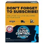 Arm & Hammer Cloud Control Platinum Multi-Cat Clumping Cat Litter with Hypoallergenic Light Scent, 14 Days of Odor Control, 27.5 lbs, Online Exclusive Formula