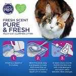 Cat's Pride Premium Lightweight Clumping Litter: Pure & Fresh - Up to 10 Days of Powerful Odor Control - Multi-Cat, Scented, 10 Pounds (Pack of 2)