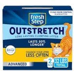Fresh Step Outstretch, Clumping Cat Litter, Advanced, Extra Large, 32 Pounds total (2 Pack of 16lb Boxes)