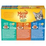 Meow Mix Paté & Shreds Wet Cat Food Variety Pack, Seafood & Poultry Favorites, 2.75 Ounce Cup (Pack of 12)