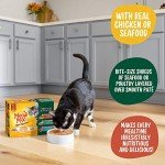 Meow Mix Paté & Shreds Wet Cat Food Variety Pack, Seafood & Poultry Favorites, 2.75 Ounce Cup (Pack of 12)