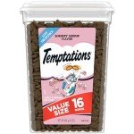 Temptations Classic Crunchy and Soft Cat Treats Shrimpy Shrimp Flavor, 16 oz. Tub