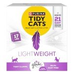 Purina Tidy Cats Low Dust, Multi Cat, Clumping Cat Litter, LightWeight Glade Clean Blossoms - 17 lb. Box