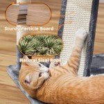 Yaheetech 68.5in Multi-Level Large Cat Condo with Sisal-Covered Platforms Scratching Board & Scratching Posts, Cozy Perches, Stable Cat Tower/Tree Pet Play House, Dark Gray