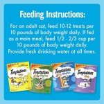 Temptations Classics and MixUps Crunchy and Soft Cat Treats Variety Mega Pack, (4) 6.3 oz. Pouches