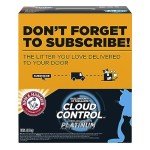 Arm & Hammer Cloud Control Platinum Multi-Cat Clumping Cat Litter with Hypoallergenic Light Scent, 14 Days of Odor Control, 18 lbs, Online Exclusive Formula