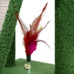 TWDEPART Cactus Cat Tree Tower with Cat Scratching Post for Indoor Cats,Activity Centre Climbing Tree Cat Furniture with Playful Toy Balls,Green