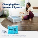 PetSafe ScoopFree Premium Crystal Cat Litter (Two 4.3 Lb Bags of Litter - 8.6 Lb Total) Kitten Litter Quickly Absorbs Urine, Dries Solid Waste, Eliminates Odors 5 Times Faster, Fresh Scent