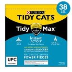 Purina Tidy Cats Clumping Cat Litter, Tidy Max Instant Action Multi Cat Litter - 38 lb. Box