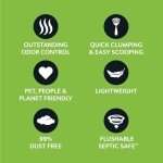 WORLD'S BEST CAT LITTER Comfort Care Unscented, 32-Pounds - Natural Ingredients, Quick Clumping, Flushable, 99% Dust Free & Made in USA - Long-Lasting Odor Control & Easy Scooping