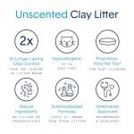 Boxie® Unscented 30 Day Natural Odor Control Cat Litter, 16lb Clumping Clay Kitty Litter