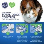Cat's Pride Max Power: Total Odor Control - Up to 10 Days of Powerful Odor Control - Strong Clumping - 99% Dust Free - Multi-Cat Litter, Scented, 15 Pounds