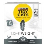 Purina Tidy Cats Multi Cat, Low Dust, Clumping Cat Litter, LightWeight 4-in-1 Strength - 17 lb. Box