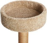 Amazon Basics Cat Tree Indoor Climbing Activity Tower with Scratching Posts, Medium, 15.7 x 31.5 Inches, Beige