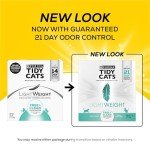 Purina Tidy Cats Low Dust, Clumping Cat Litter Odor Control, LightWeight Free and Clean Unscented, Multi Cat Litter - 17 Lb. Box