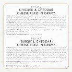 Purina Fancy Feast Delights with Cheddar Grilled Chicken, Turkey or Whitefish and Cheddar Cheese Feast in Gravy Wet Cat Food Variety Pack - (Pack of 24) 3 oz. Cans