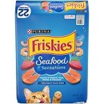Purina Friskies Dry Cat Food, Seafood Sensations - 22 lb. Bag