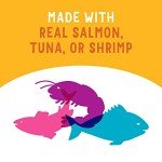 Purina Friskies Grain Free Wet Cat Food Lickable Cat Treats Variety Pack, Lil' Soups With Salmon, Tuna or Shrimp - (Pack of 30) 1.2 oz. Cups