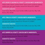 Purina Friskies Grain Free Wet Cat Food Lickable Cat Treats Variety Pack, Lil' Soups With Salmon, Tuna or Shrimp - (Pack of 30) 1.2 oz. Cups