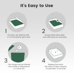 Gardner Pet Natural Tofu Cat Litter, Cat Litter with Green Tea Extract – Dust-Free, Fast Clumping, Flushable, and Odor Control for Multi-Cat Homes, 6lbs